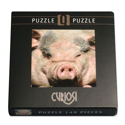 quadratisches Puzzle Q "Animal 1" von Curiosi, 66 einzigartige Puzzleteile