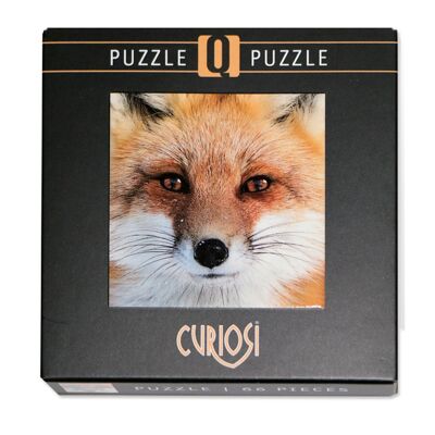 square puzzle Q "Animal 7" fox, 66 extraordinary puzzle pieces