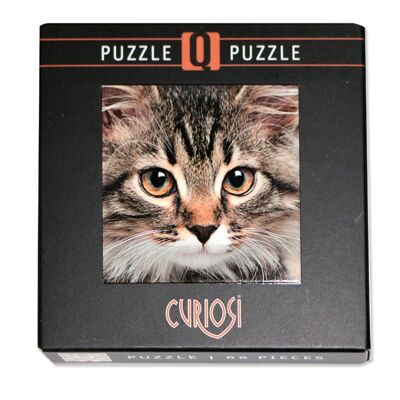 square mini puzzle Q "Animal 6" cat