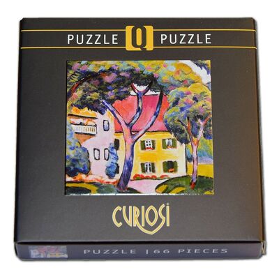 square puzzle Q "Art 6", 66 unique pieces