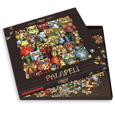 Puzzle a cornice Palapeli "Gufi", 211 pezzi unici