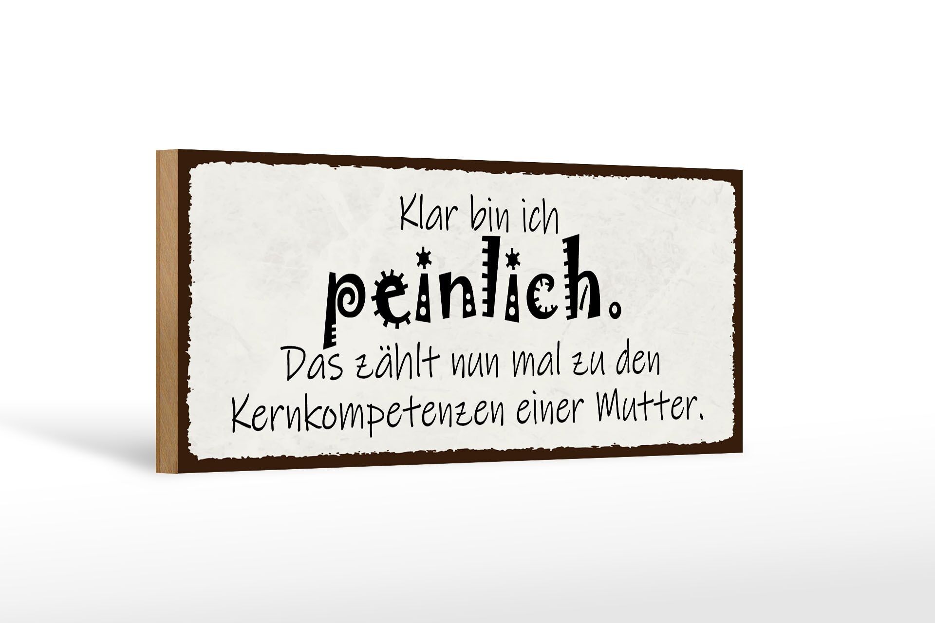 Cartello in legno con scritta 27x10 cm Mamma, certo che sono imbarazzato