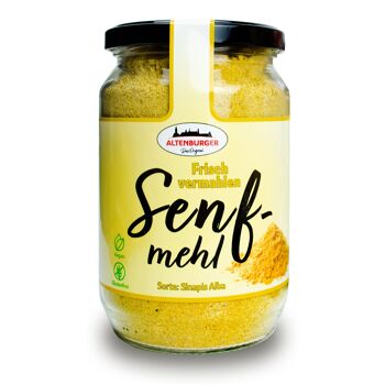 Farine de moutarde jaune - variété : Sinapis Alba 1