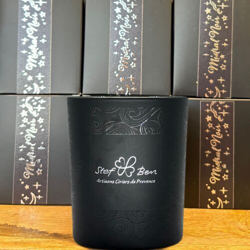 Bougies parfumées SIGNATURE : Mistral Noir (50h)
