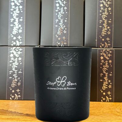 Bougies parfumées SIGNATURE : Mistral Noir (50h)