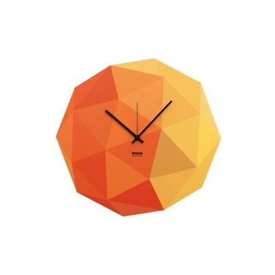 Reloj amarillo forma de tiempo