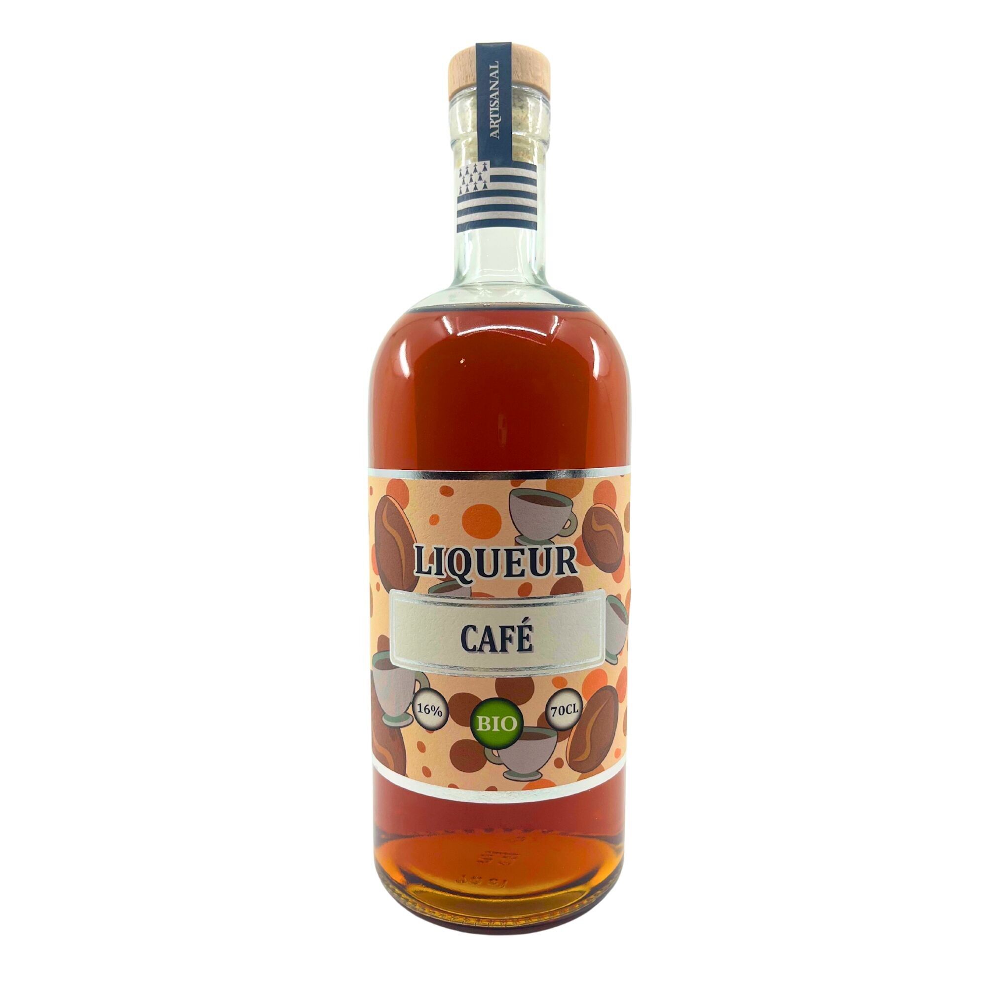 Liquore al caffè biologico 16% 70cl (x6)