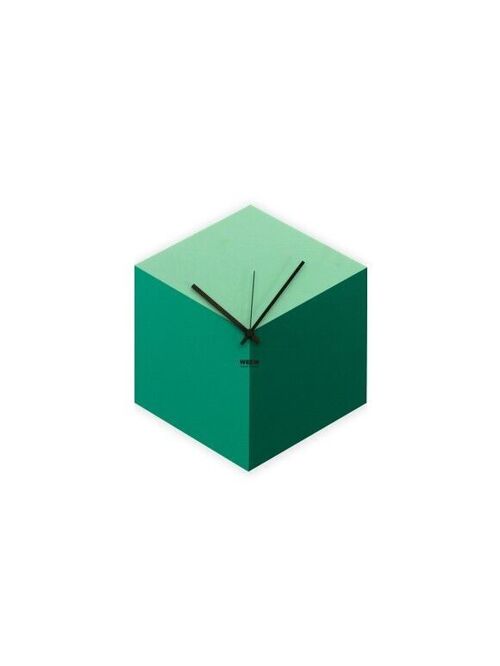 Clock Timeshape Green