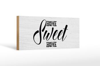 Panneau en bois disant Home Sweet Home 27x10cm 1