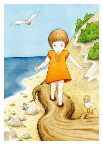 Carte postale – La fille de Chalk Cliff 2