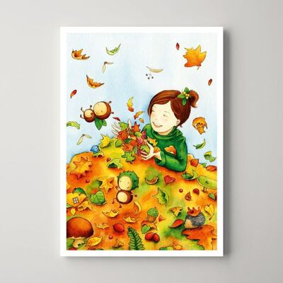 Cartolina – La banda del mucchio di foglie