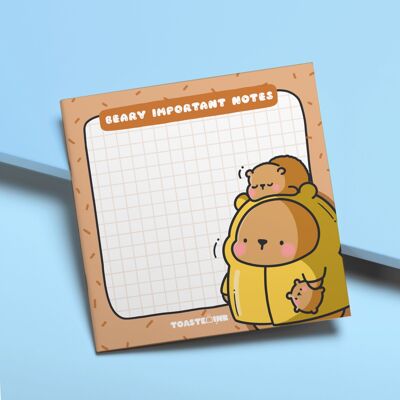 Bear Sticky Notes | Cute Memo Pads & Stationery