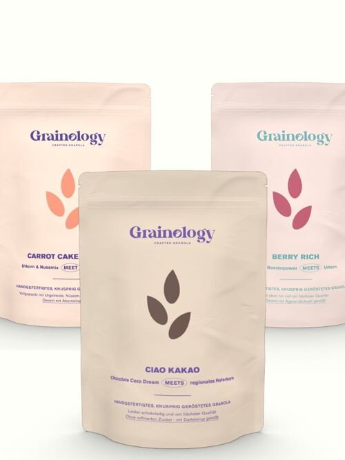 Bestseller bundle 3 granola customer favorites á 5 pcs.