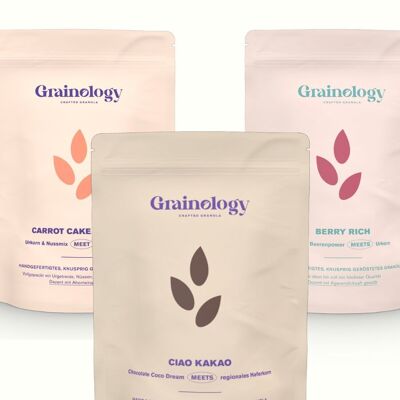 Bestseller bundle 3 granola customer favorites á 5 pcs.