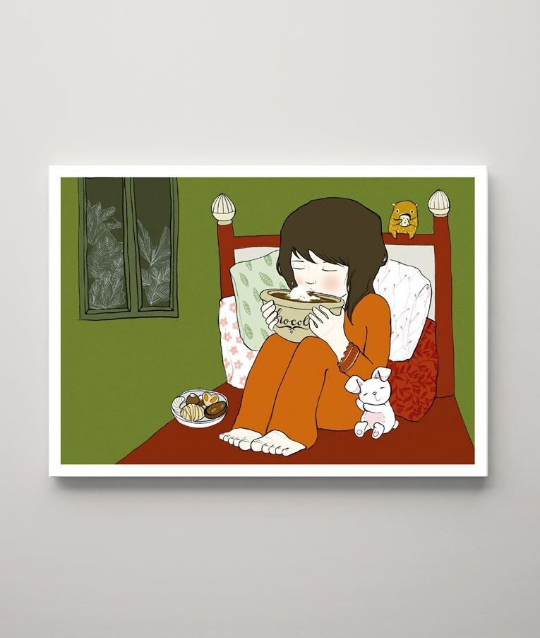 Cartolina – La Ragazza del Cioccolato