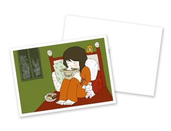 Carte postale – La Fille au Chocolat 2