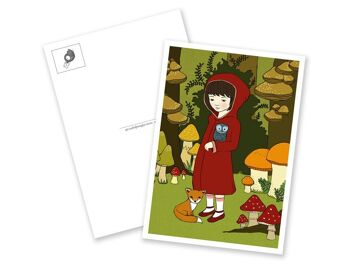 Carte postale – La Fille de la Forêt 2