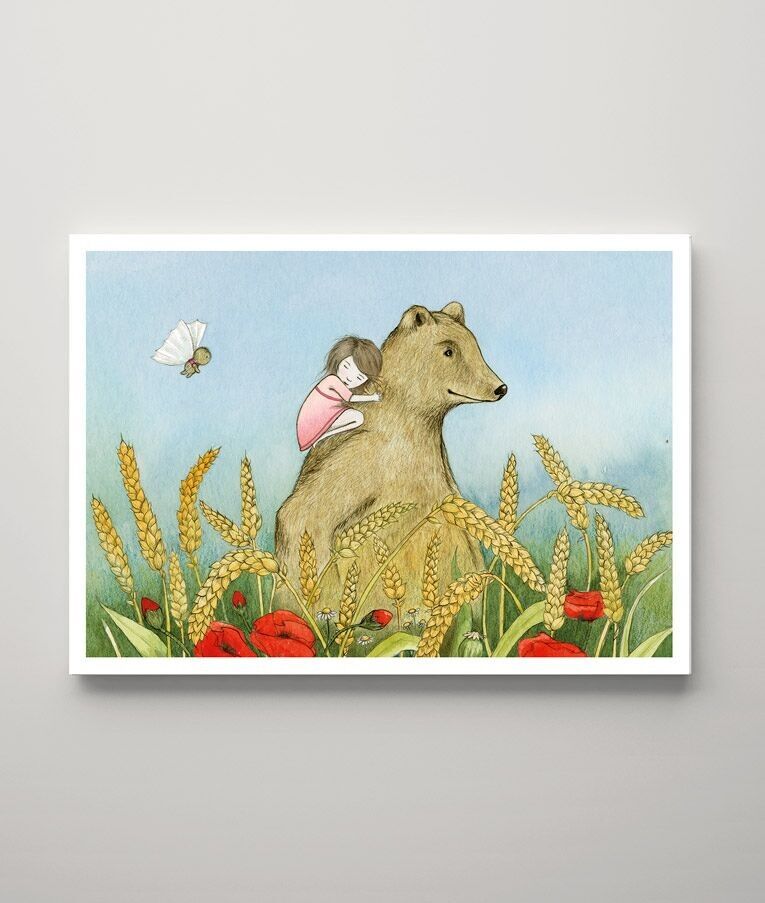 Cartolina – La Ragazza del Campo di Grano