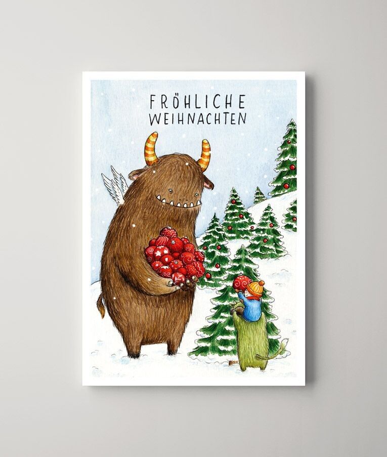 Cartolina di Natale – Il Natale dei Mostri