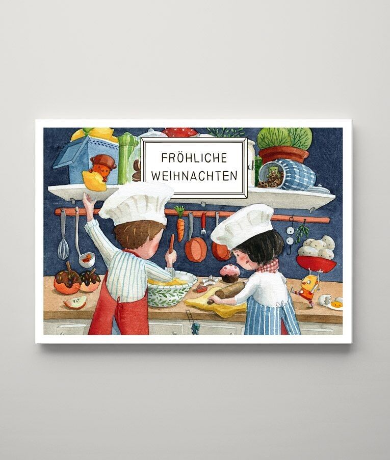 Cartolina di Natale – La pasticceria di Natale