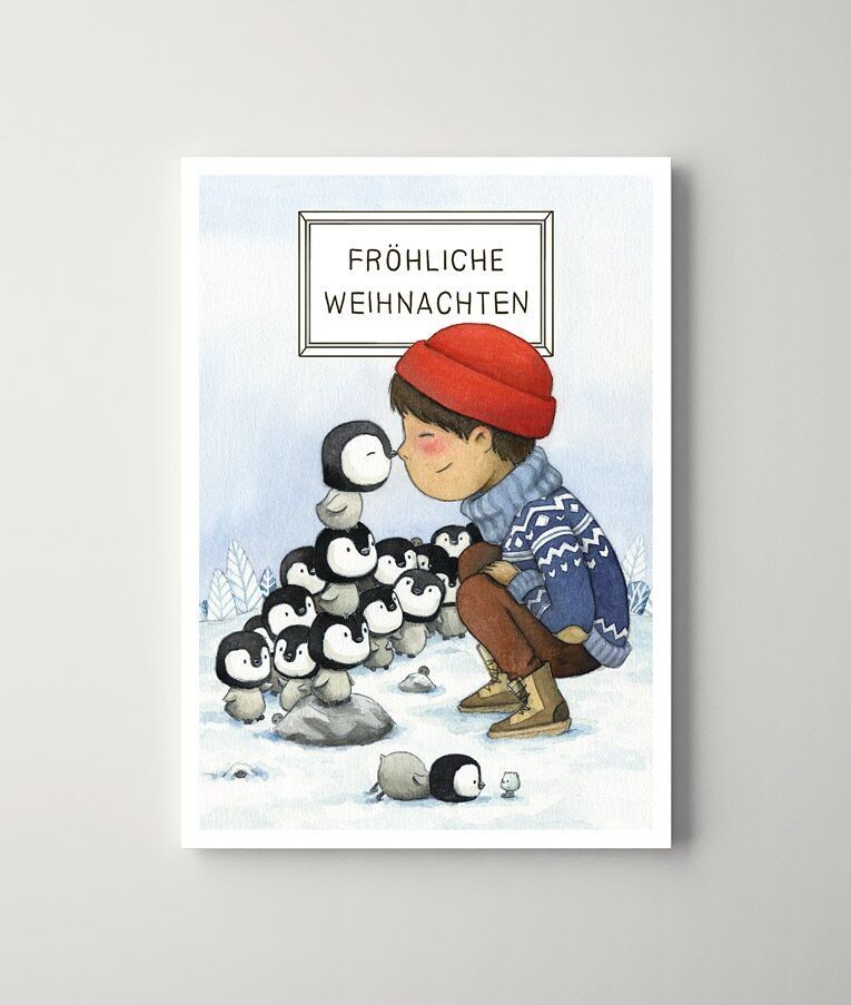 Cartolina di Natale – Baci di Natale