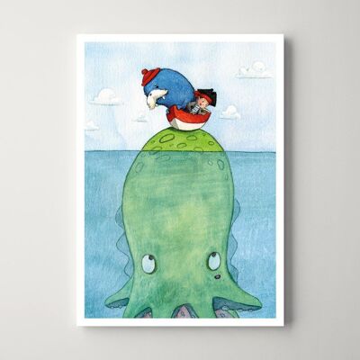 Postkarte – Das Meeresabenteuer