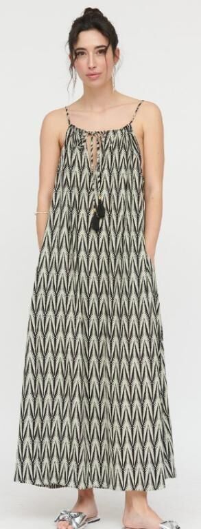 Promozione B2B estiva del vestito lungo stampato da donna