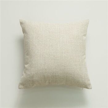 Housse de coussin en lin minimaliste avec pompons │ Housse de coussin décorative douce de Nordic Home 5