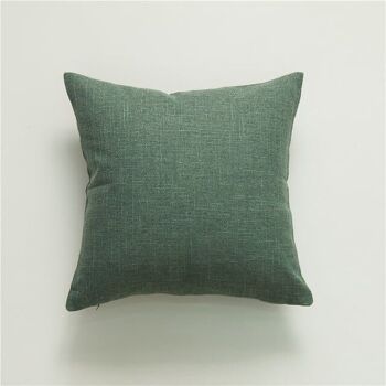 Housse de coussin en lin minimaliste avec pompons │ Housse de coussin décorative douce de Nordic Home 9