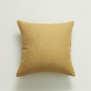 Housse de coussin en lin minimaliste avec pompons │ Housse de coussin décorative douce de Nordic Home 11