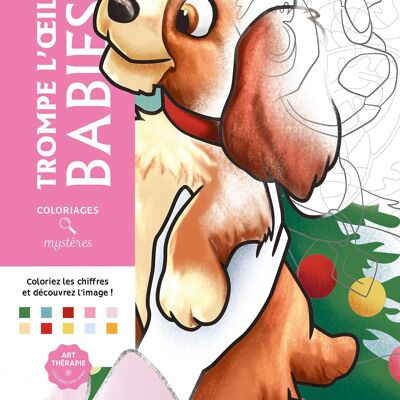 COLORING BOOK - Disney mystery coloring pages - Trompe l'oeil Babies