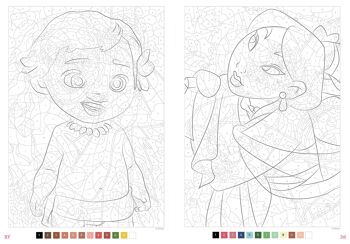 LIVRE DE COLORIAGE -  Coloriages mystères Disney - Trompe l'œil Babies 4