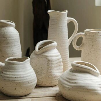 Vase à fleurs en céramique de style minimaliste nordique │ Support de plantes moderne pour la maison 8