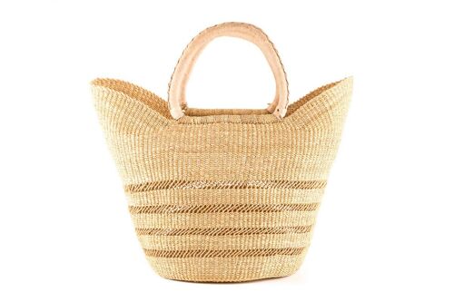 GUA: Open Weave Bolga Shopping Basket