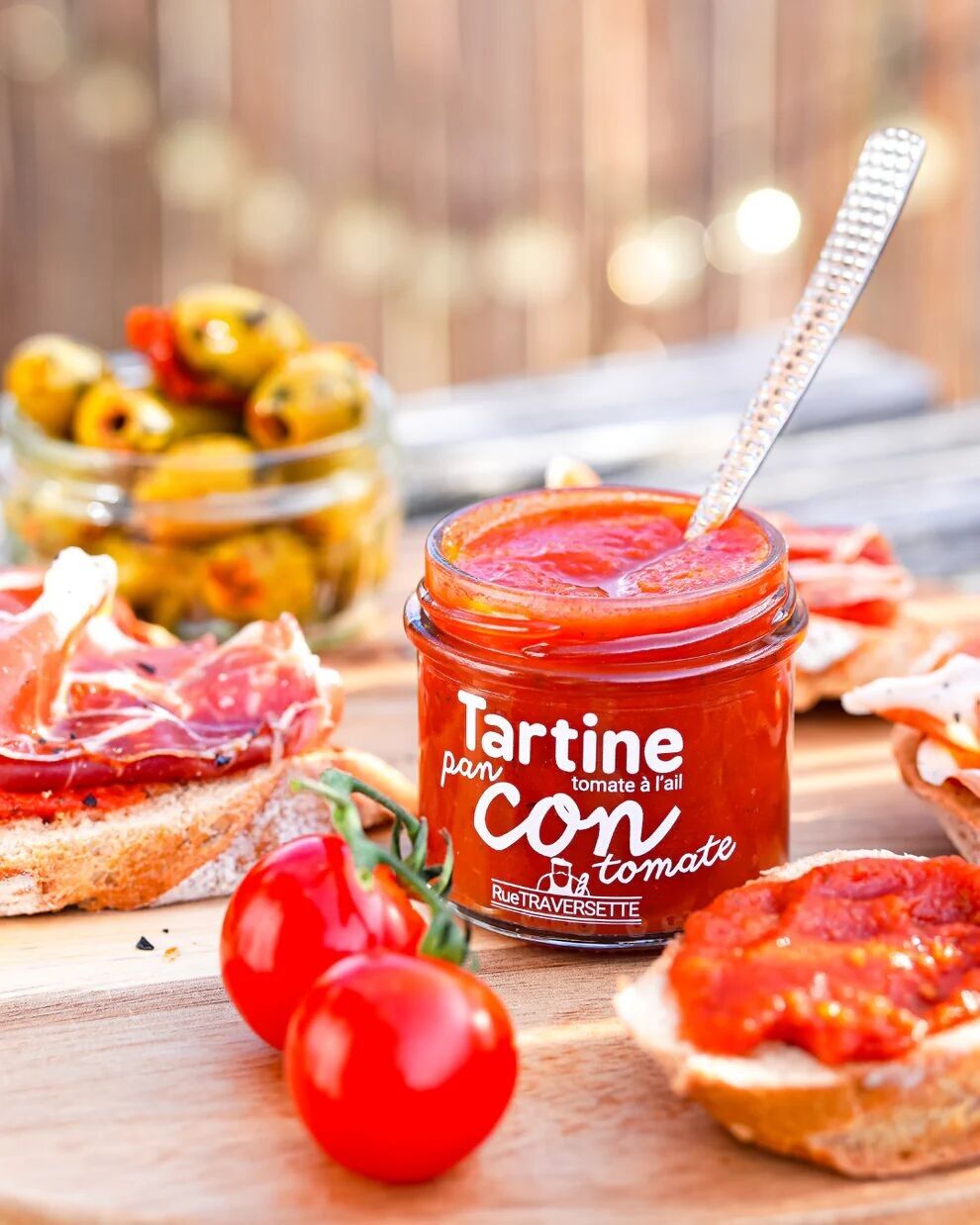 Pan Con Tomate │ Tartinable pour l'apéritif ▸ Tomate, ail