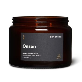 Onsen | Bougie de cire de soja 500 ml [17,5 oz] 2