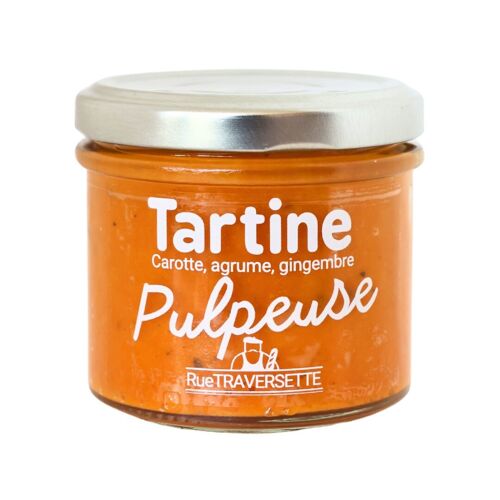 Pulpeuse │ Tartinable pour l'apéritif ▸ Carotte, agrume, gingembre