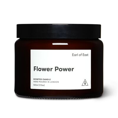 Potere dei fiori | Candela di cera di soia 500 ml [17,5 once]
