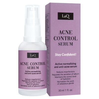LaQ Acne Control Serum - Siero viso contro acne e impurità // 30ML