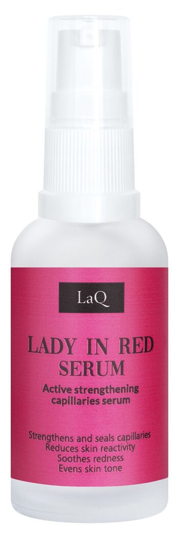 LaQ Lady in Red Serum Nº4 - Sérum visage fortifiant pour vaisseaux sanguins - Anti peau rouge // 30ML 2