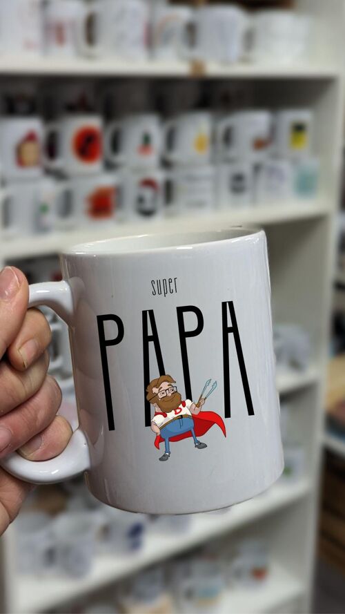 Mug super papa barbecue