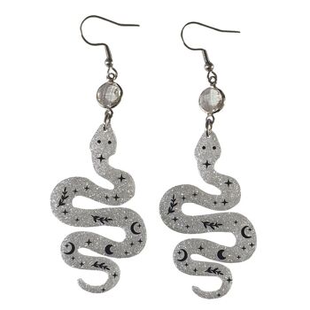 Boucles d'oreilles Serpent Céleste 3