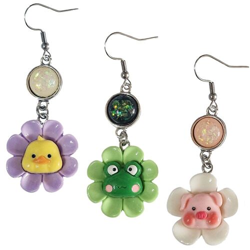 Kawaii Farmyard Earrings