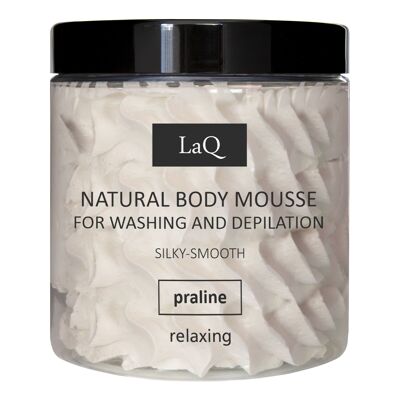 Mousse lavante e depilatoria LaQ Praline - Naturale e vegana // 100 g