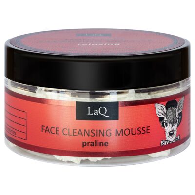 Mousse nettoyante hydratante pour le visage LaQ Praline - Naturelle et végétalienne // 70g