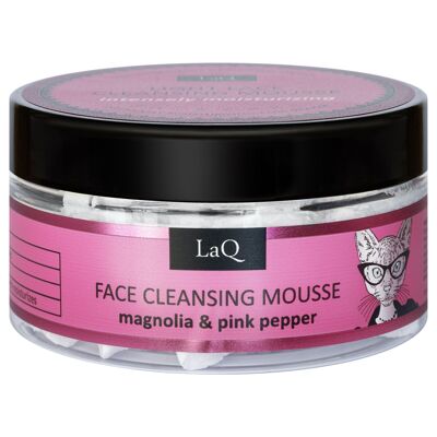 LaQ Magnolia & Pink Pepper Feuchtigkeitsspendendes Gesichtsreinigungsmousse – Natürlich und Vegan – 70 g