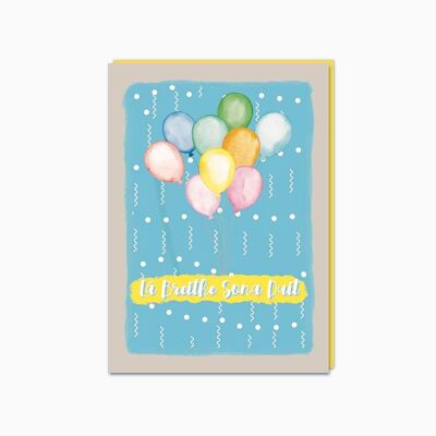 Palloncini di compleanno - Come Gaeilge