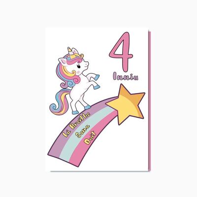 Unicorno di compleanno