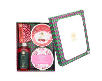 Coffret Soins du Corps CERISE (4 articles) 1