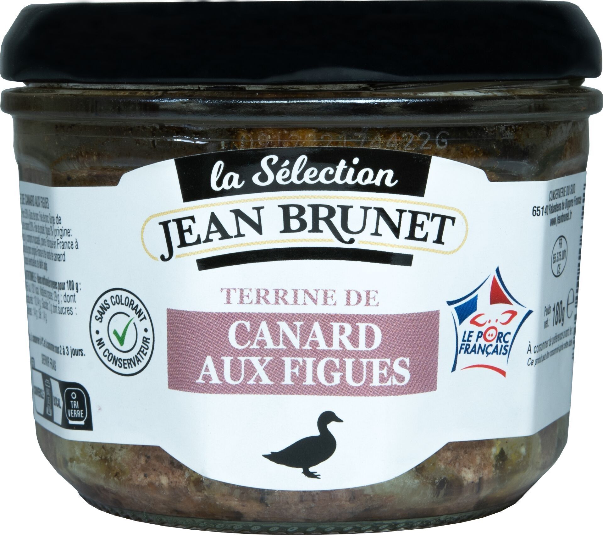 Terrina d'Anatra con Fichi - Carne di Maiale Francese 180g